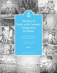 Themes of Early 20th Century Composers for Band Piano band method book cover Thumbnail